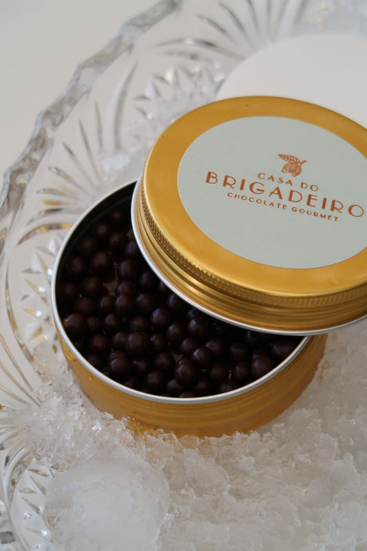 Brigadeiro Tradicional con caviar de dark chocolate